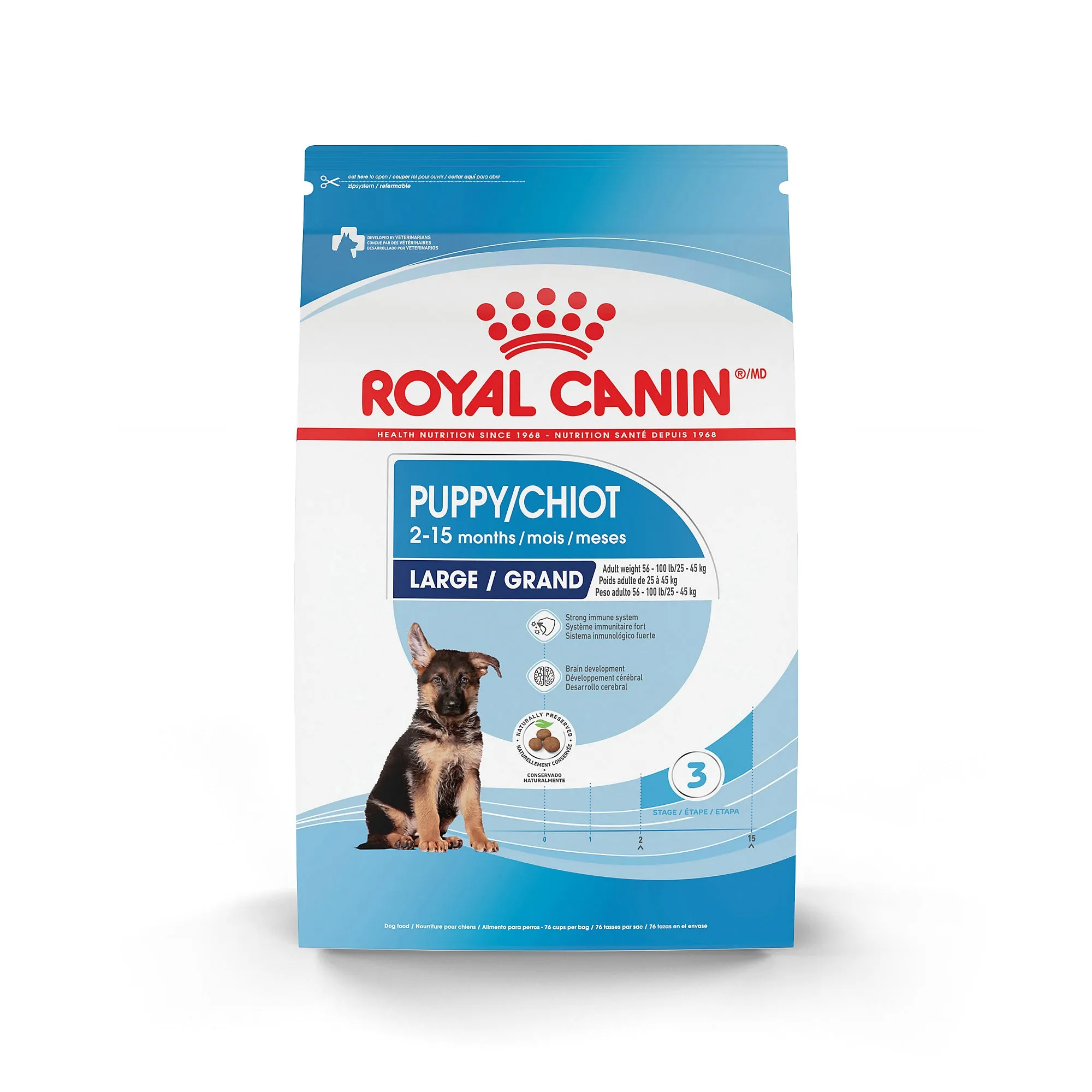 Royal Canin Size Health Nutrition Large Puppy Dry Dog Food, 30 lb