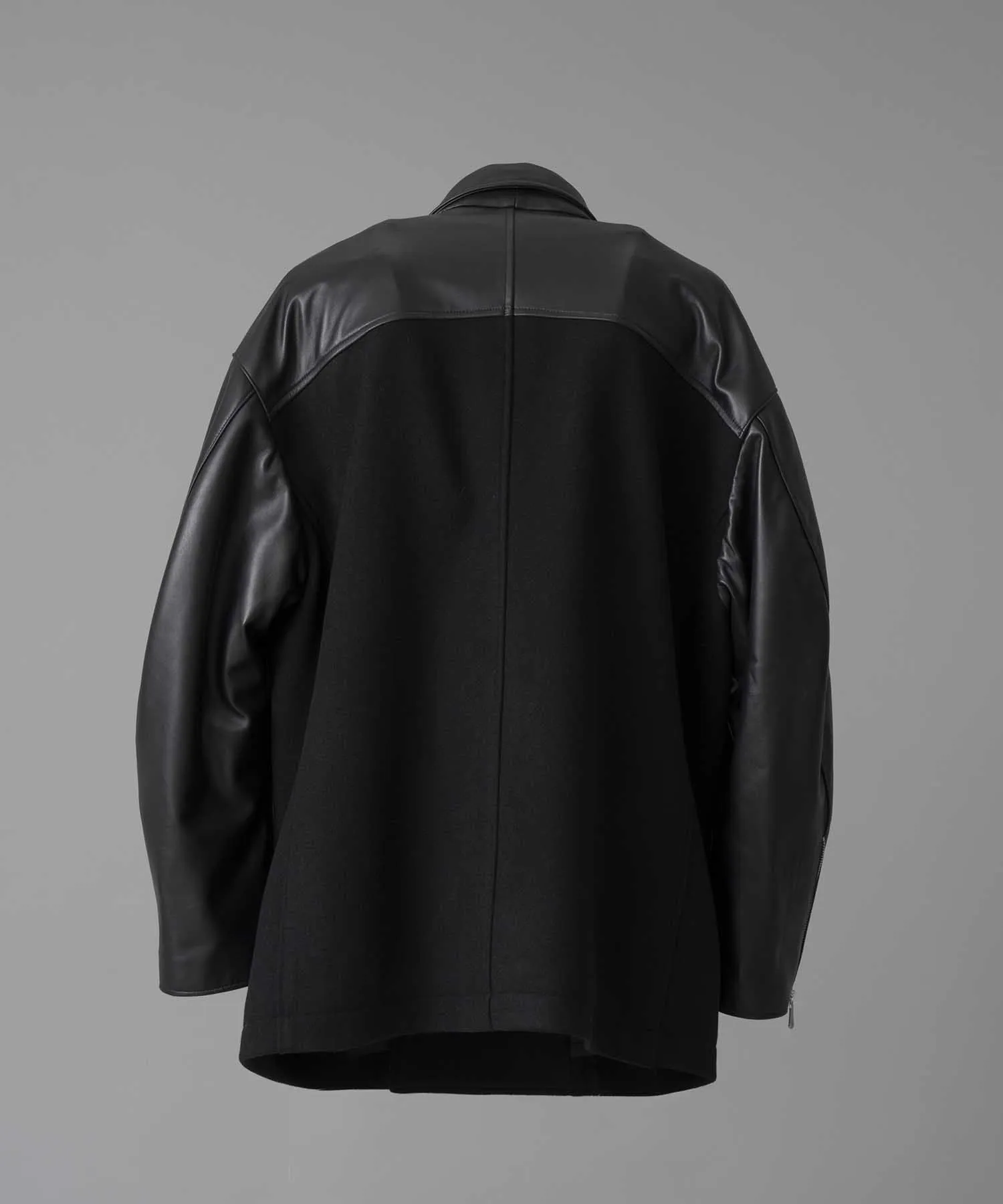 Sheep Leather Prime-Over Pea Coat