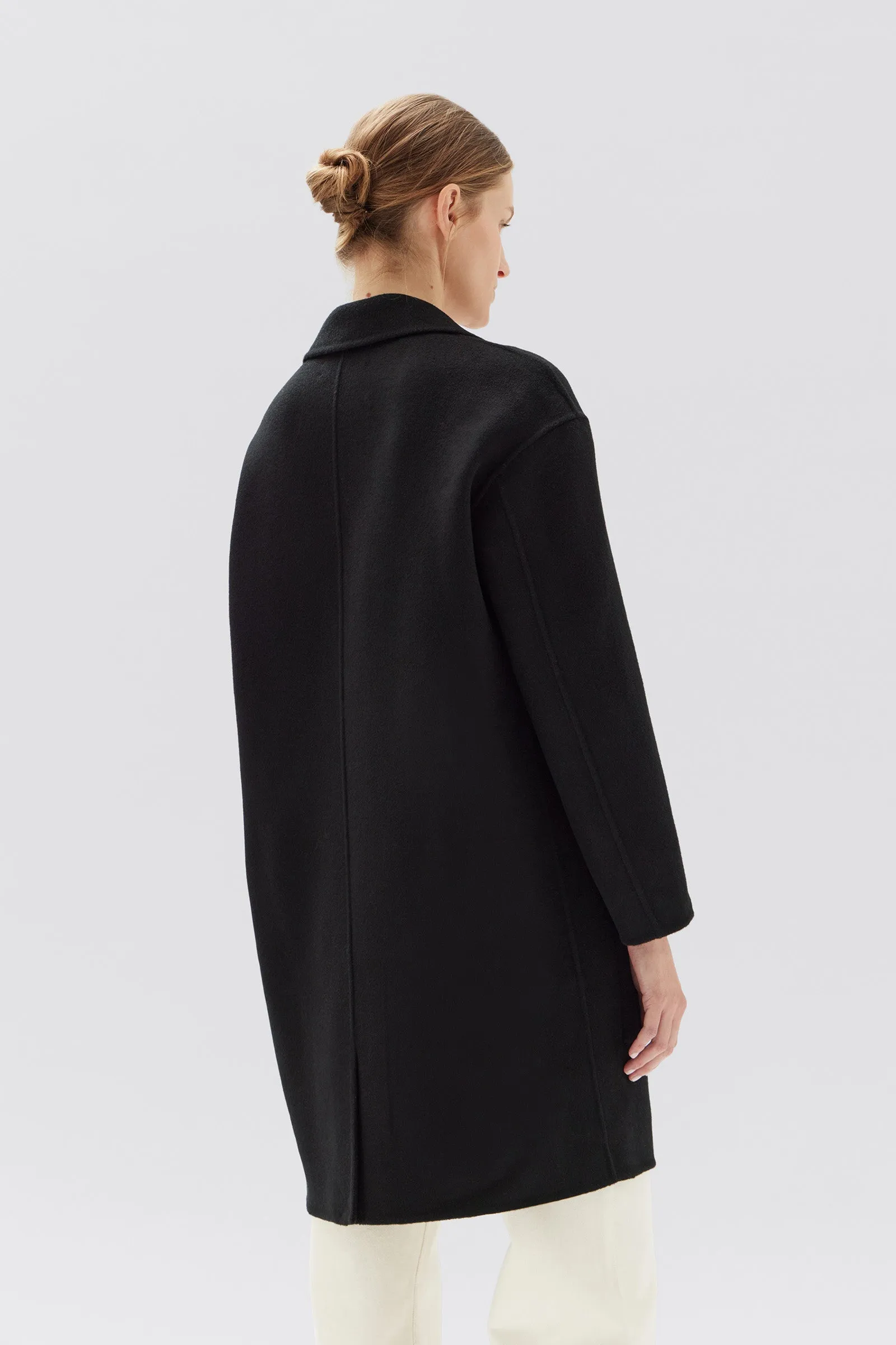 Single Breasted Wool Coat