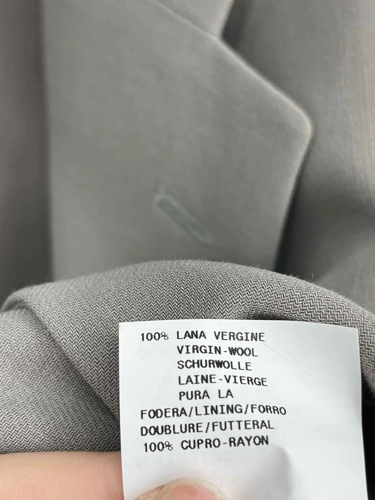 Size XL ? Gray Solid Men's Sports Coat- Men's