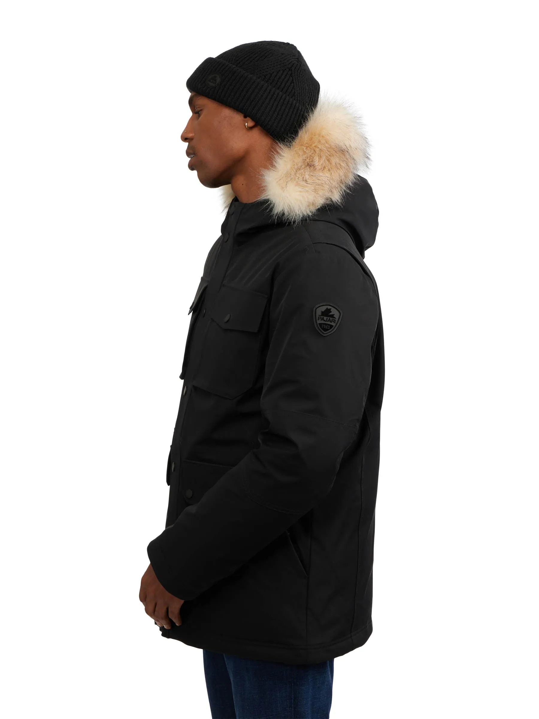 Soren Men's Parka w/Faux Fur Trim