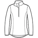 Sport-Tek LST357 Women's 1/4 zip Pullover