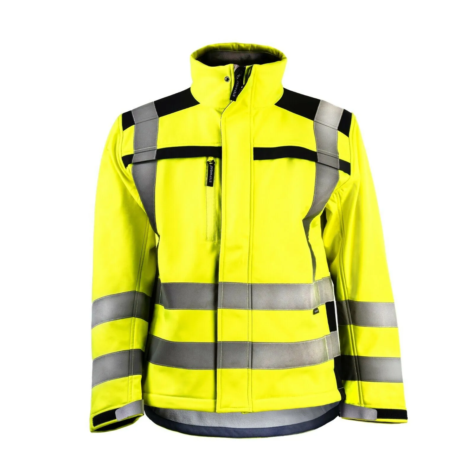 STEP AHEAD SOFT SHELL REFLECTIVE TAPE SECURITY FLEECE COAT