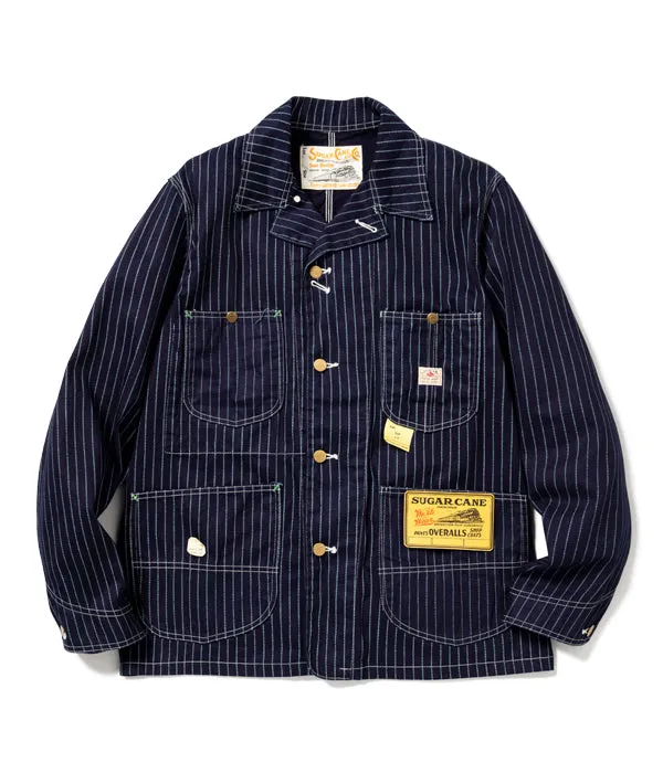 SUGARCANE WABASH STRIPE WORK COAT