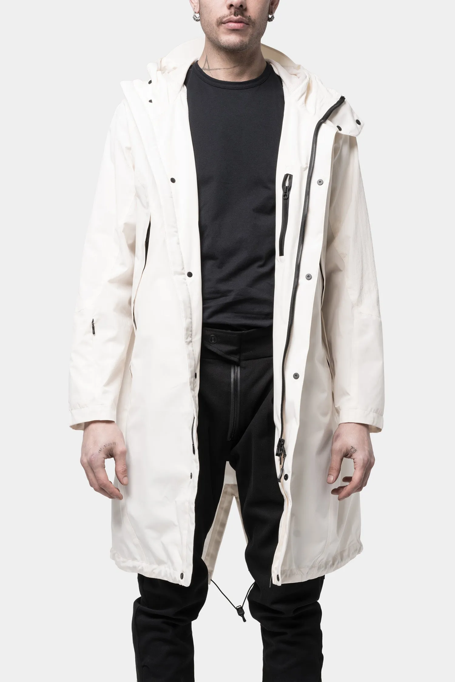 Tech parka, White