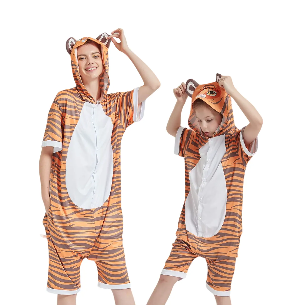 Tiger Adult Summer Onesie