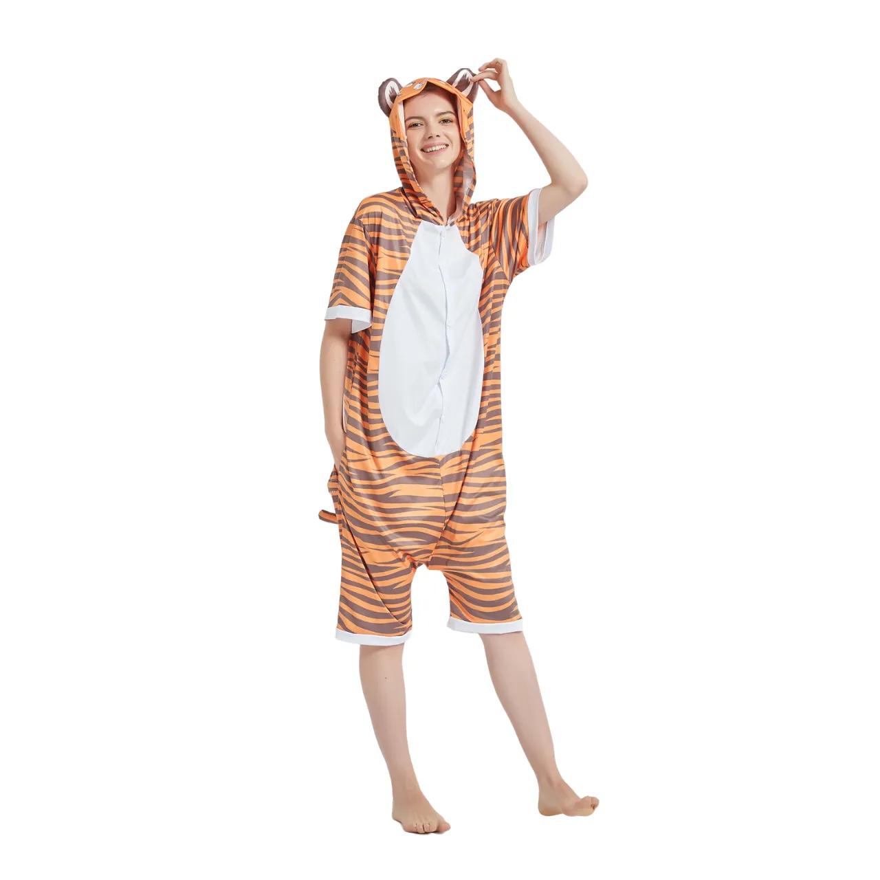 Tiger Adult Summer Onesie