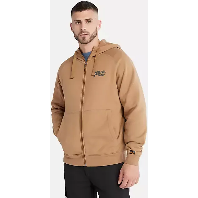 Timberland Pro Men's Hood Sport Zip Front Sweatshirt -Wheat- TB0A64RND02