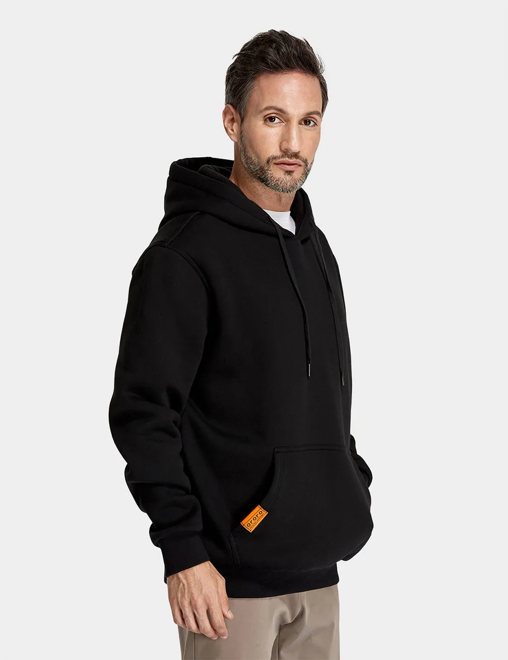 Unisex Heated Pullover Hoodie with Core Heating