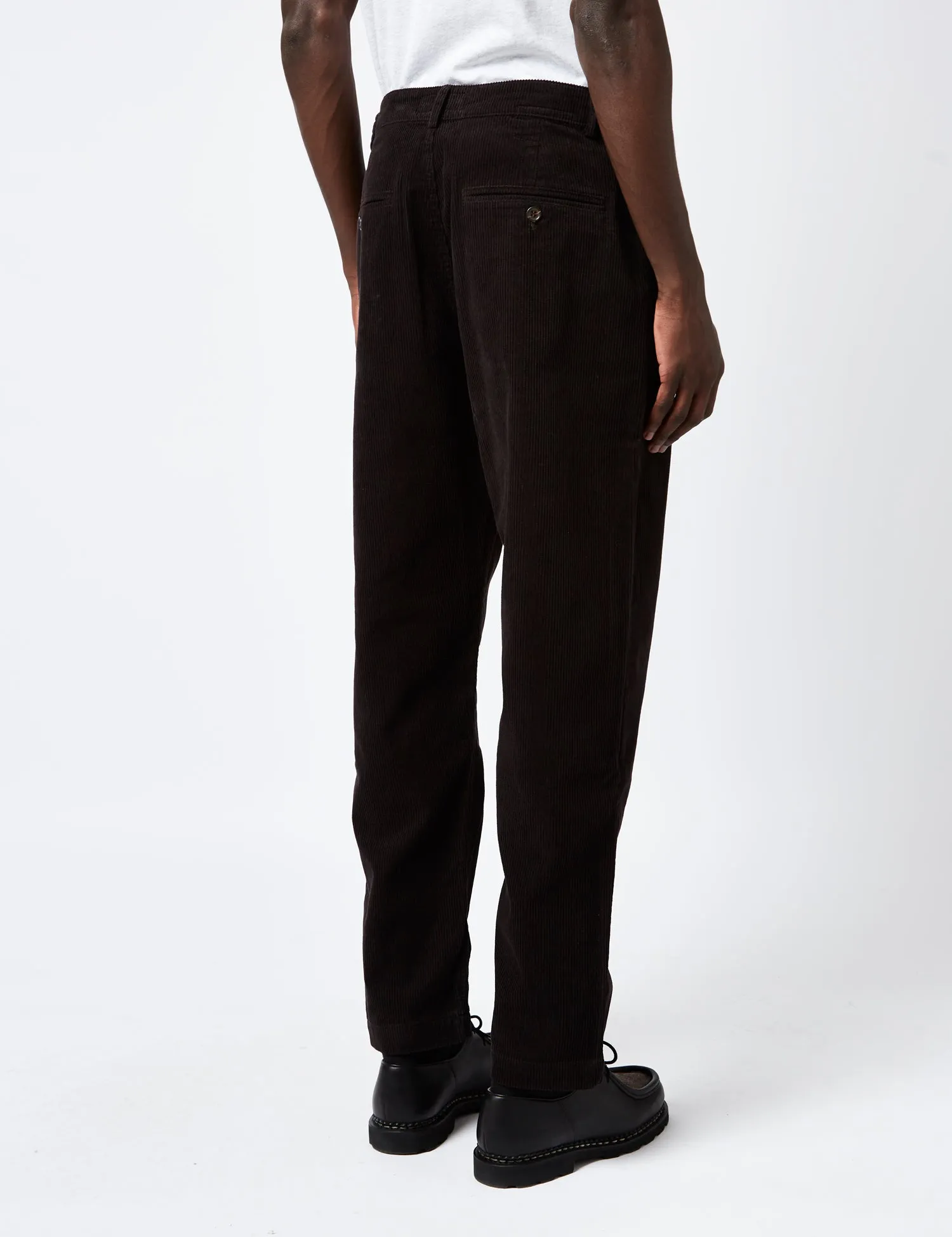 Universal Works Military Chino (Cord) - Licorice Black