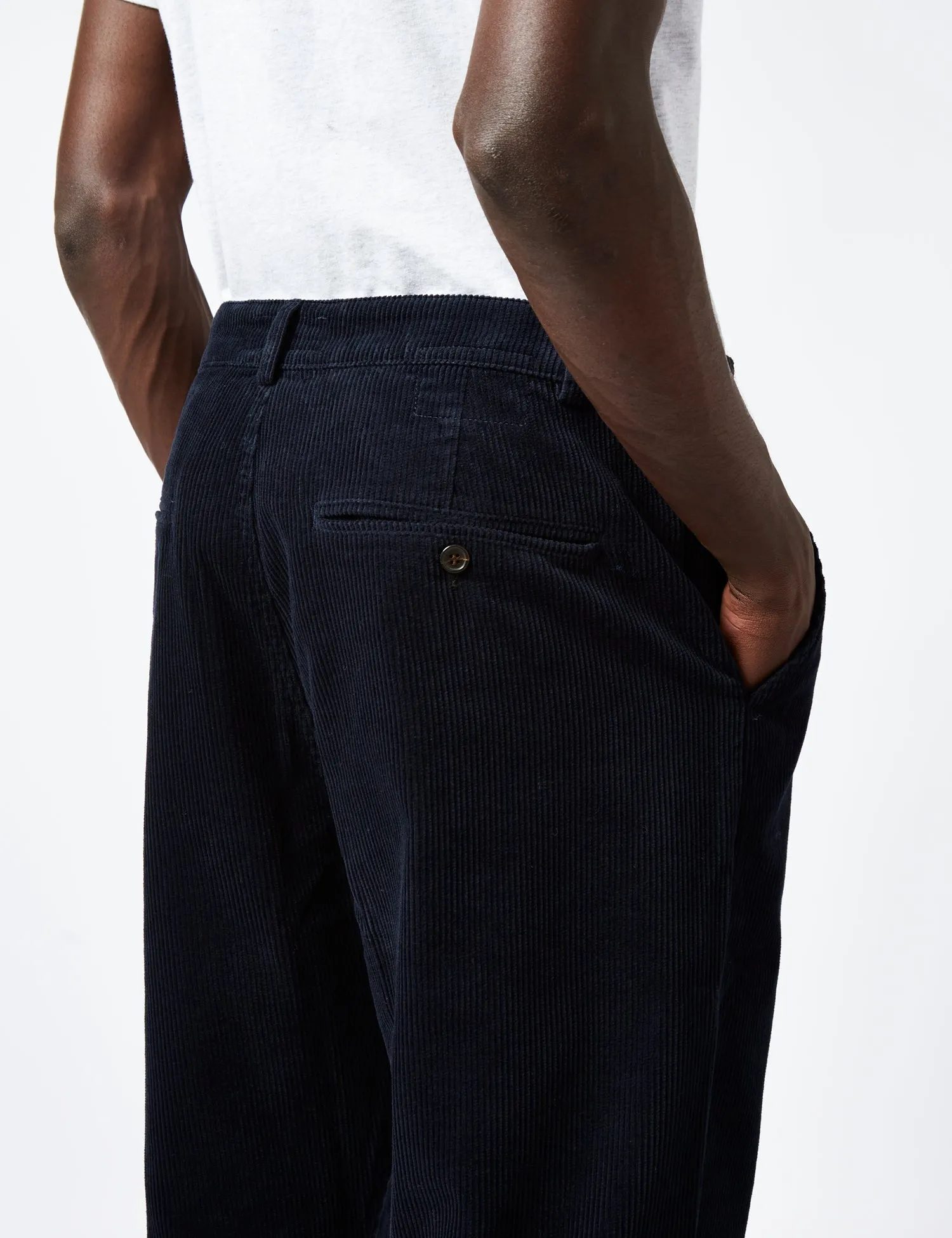 Universal Works Military Chino (Cord) - Navy Blue