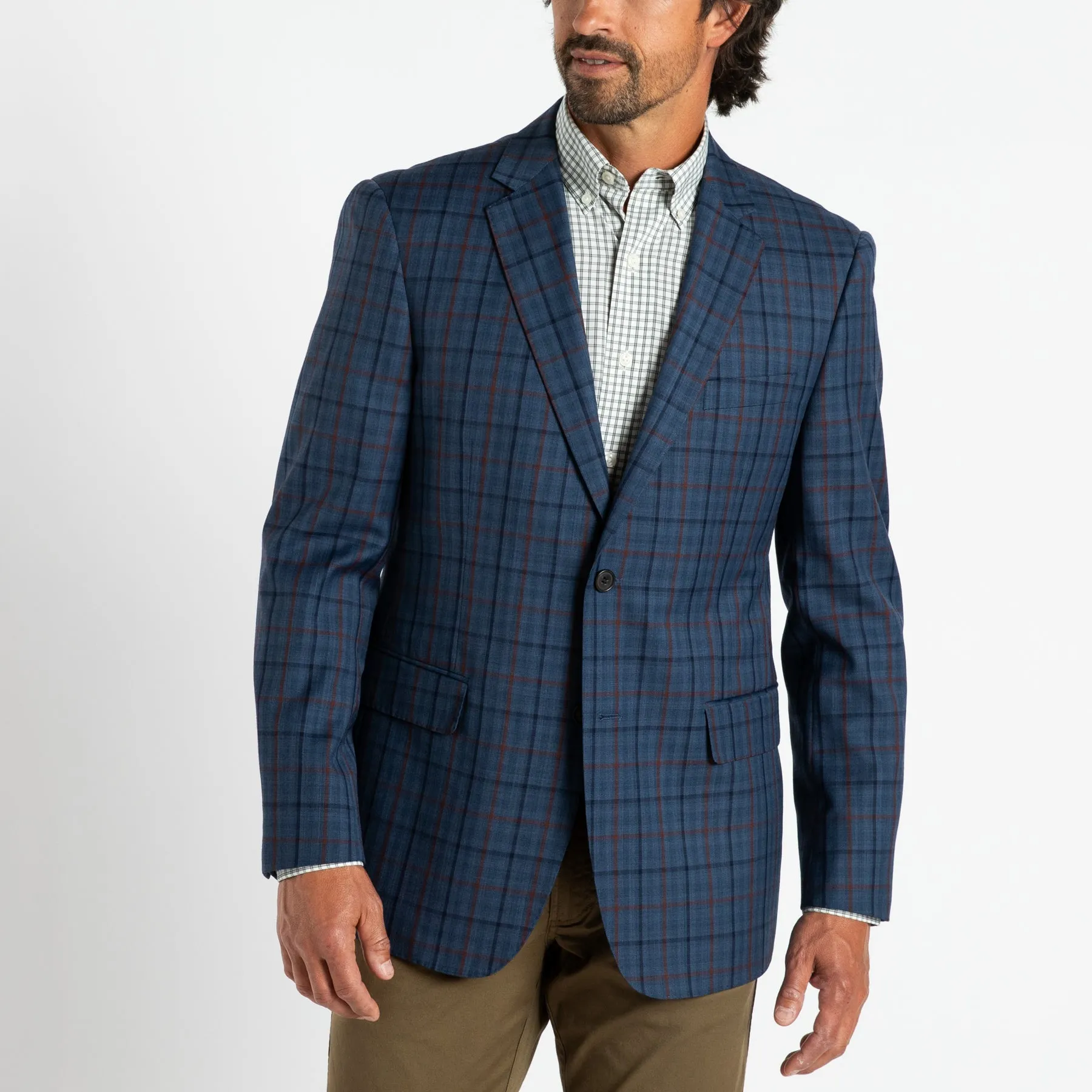 Werner Plaid Sport Coat